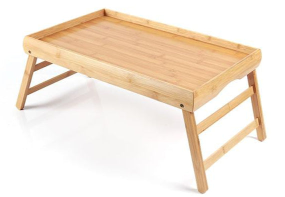 Foldable Bamboo Bed Tray Table.